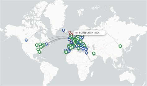 Edinburgh Airport Flight Destinations Map Infoupdate Org