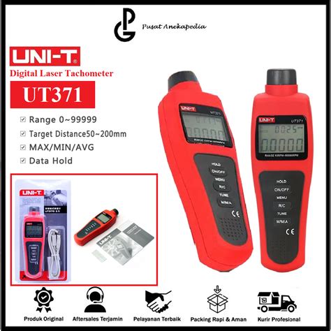 Jual Uni T Tachometer Non Contact Digital Laser Tachometer Uni T