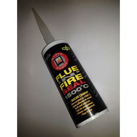 Silicate Cement Flue Seal Silicone 1500°C Fire Proof Sealant, Wood ...