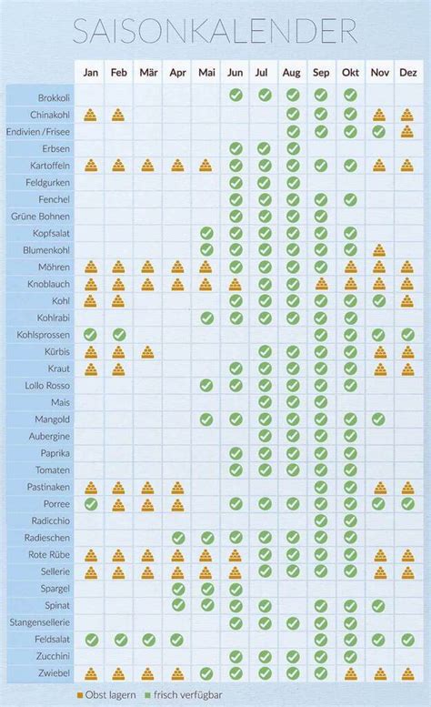 Obst und Gemüse Saisonkalender für das ganze Jahr Verival Blog