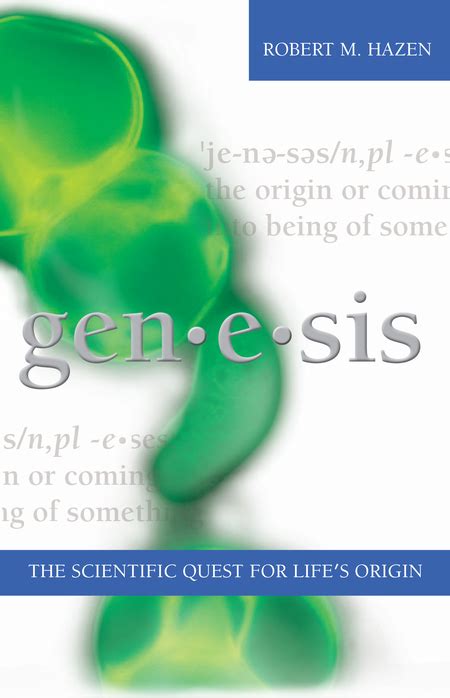 Genesis The Scientific Quest For Lifes Origin The National