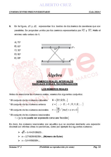 Boletin Semana N Ciclo I Por Alberto Cruz Unmsm