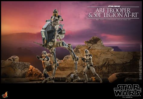 Hot Toys Unveils Star Wars The Clone Wars Arf Trooper And At Rt Set