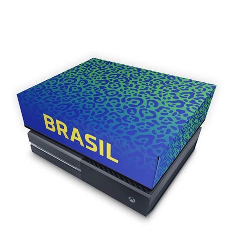 Xbox One Fat Capa Anti Poeira Brasil Pop Arte Skins