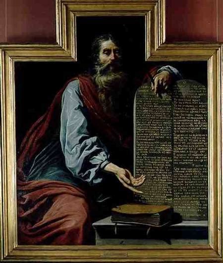 Moses With The Tablets Of The Law Claude Vignon En Reproducci N