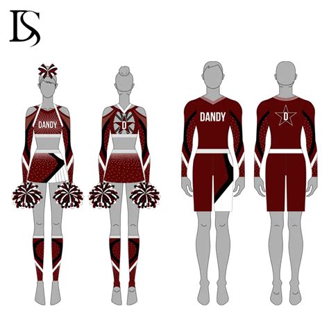 Hot Sale Custom Logo Cheerleader Uniform Long Sleeves Cheer Suits