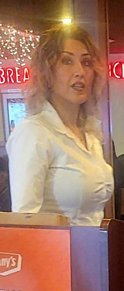 SMOKIN HOT Dennys Manager HUGE SHIRT BUSTING BOOBS Got Her Again Forum