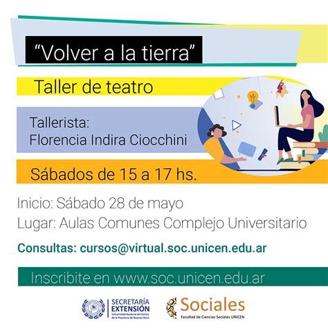 Inscripci N Abierta Al Taller De Teatro Volver A La Tierra