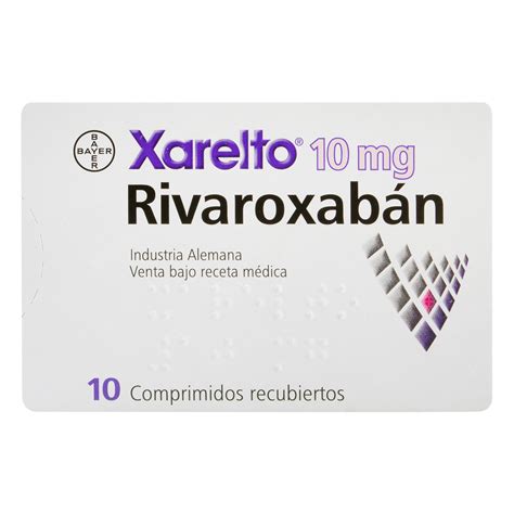 Xarelto Mg Co Drogas Exito