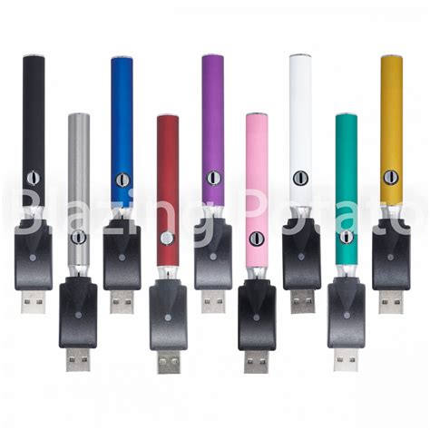 Slim Variable Voltage Push Button Mah Cartridge Vaporizer