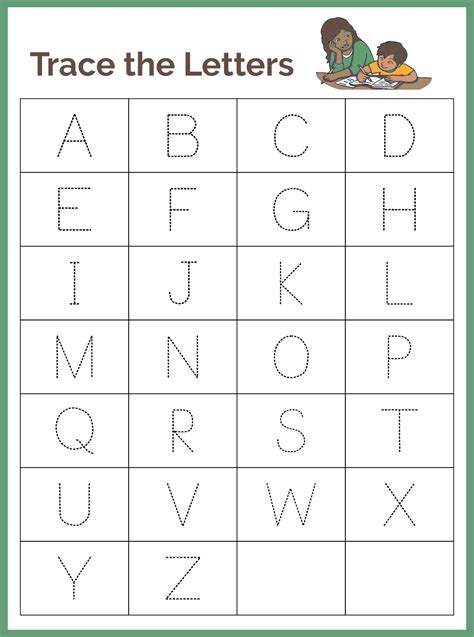 Traceable Alphabet Worksheets - 10 Free PDF Printables | Printablee