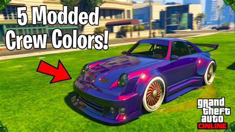 The Top 5 Best Crew Colors In Gta 5 Online Bright Colorsmodded