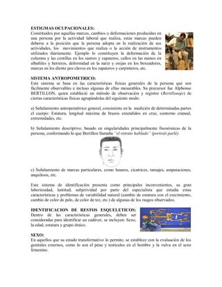 Identificacion Medico Legal Pdf