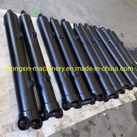 Hyva Type Front End Telescopic Hydraulic Cylinder For Dump Truck