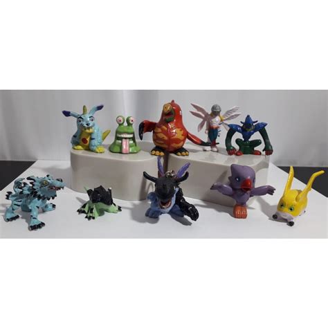 Bonecos Em Miniatura Dos Personagens Do Anime Digimon Escorrega O Pre O