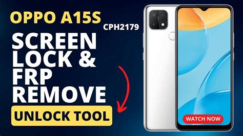 Oppo A15s CPH2179 Screen Lock Frp Remove With Unlock Tool Single