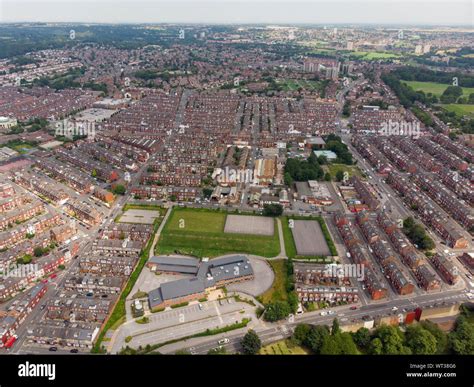 Aerial Photo Of The Harehills Area Of The Leeds City Centre In West