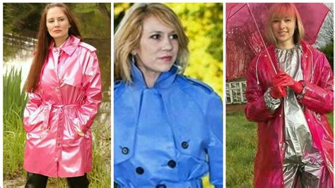 Long Vinyl Raincoatwind Proof Jackets Youtube