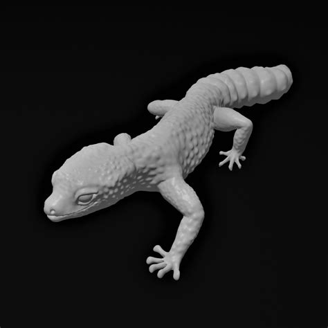 Stl File Leopard Gecko・model To Download And 3d Print・cults