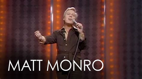 Matt Monro Softly As I Leave You Matt Sings Monro