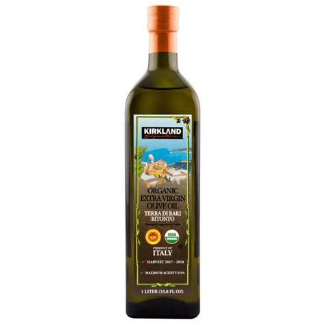 Kirkland Signature Organic Extra Virgin Olive Oil 1 L Costco Food