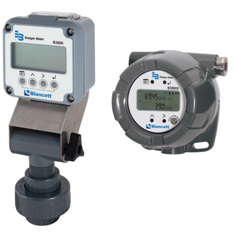 B3000 Flow Monitor - Controls and Meters