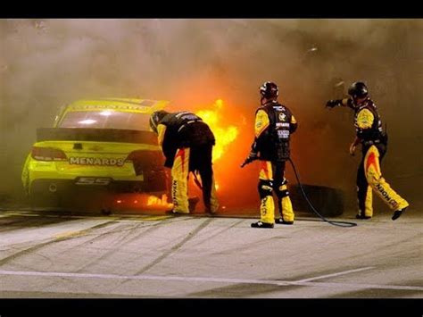 Scariest Nascar Pit Road Crashes And Incidents Youtube