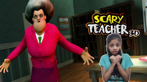 Scary Teacher 3d Gameplay Funny Pranks Miss T Youtuber Sisters