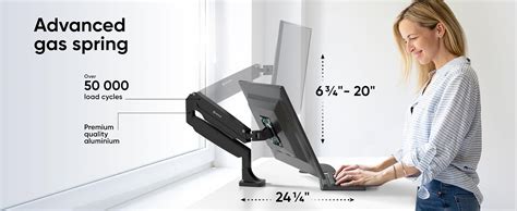 Amazon Onkron Single Monitor Desk Mount For Inch Screens Up