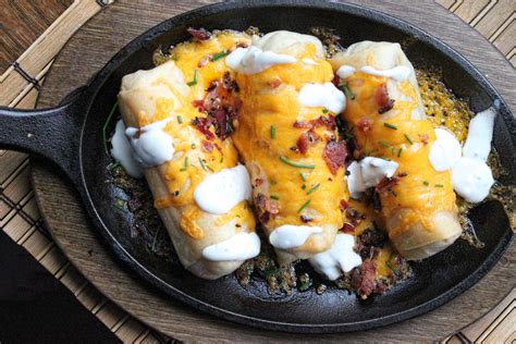 Loaded Baked Potato Egg Rolls Simple Comfort Food