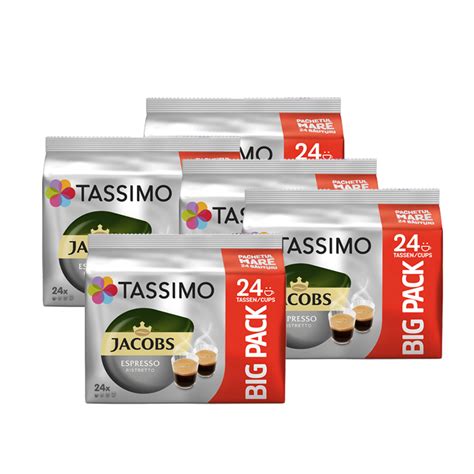 Set X Cutii Capsule Cafea Jacobs Tassimo Espresso Ristretto Big Pack