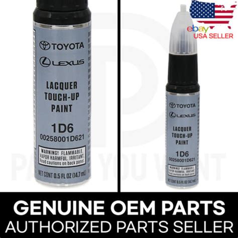 GENUINE Toyota Lexus OEM Touch Up Paint 00258 001D6 21 Silver Sky