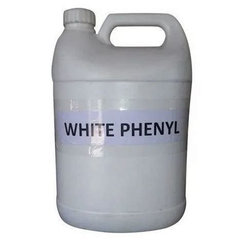 Liquid 5 L Concentrated White Floor Phenyl Packaging Type Plastic Can