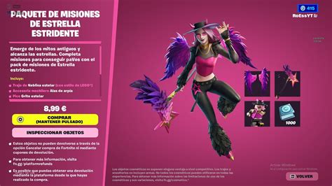 NUEVO PACK De PAVOS NEBLINA ESTELAR NUEVA TIENDA FORTNITE HOY 17 18