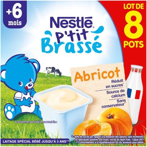 Dessert B B D S Mois Petit Brass Abricot Nestle Les Pots De