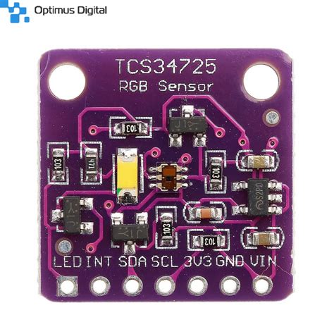 TCS34725 RGB Color Sensor Module Optimus Digital