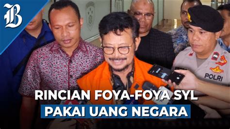 SYL Diduga Gunakan Uang Kementan Untuk Foya Foya YouTube