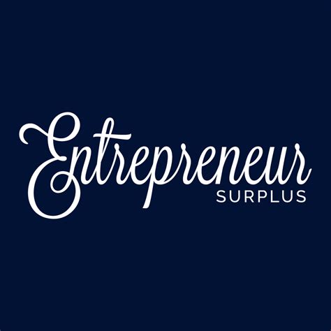 Entrepreneur Surplus Logo Design Behance