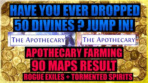 Poe Apothecary Farming With Rogue Exiles Maps Result Path