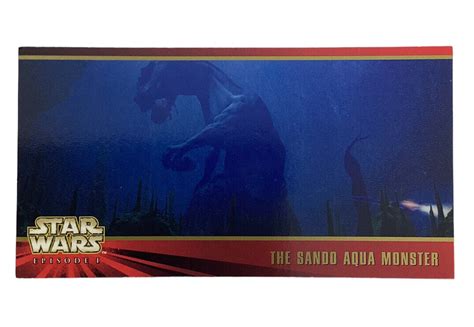 Star Wars Episode 1 Widevision Trading Card 16 The Sando Aqua