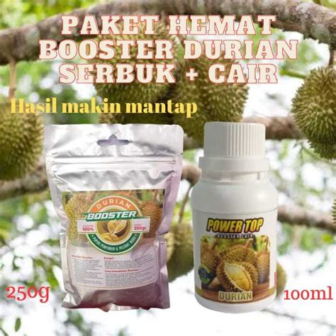 Jual Paket Pupuk Booster Durian Serbuk Booster Cair Pupuk Pelebat