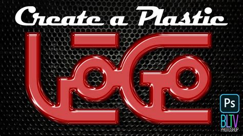 Photoshop How To Create A Shiny Plastic Logo YouTube