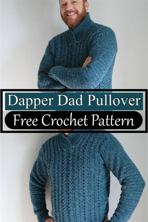 13 Free Crochet Men Sweater Patterns Crochet Men Men Sweaters