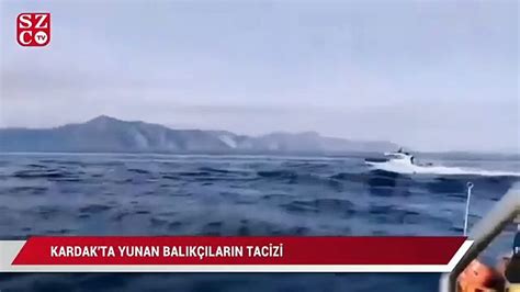 KArdak ta Yunan balıkçılar Türk sahil güvenlik ekiplerini tahrik etmeye