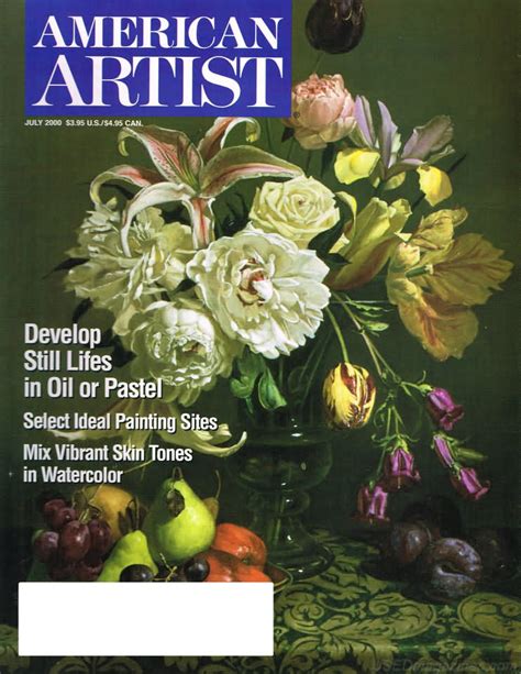 American Artist July 2000 Develop Still Lifes In Oil Or Pastel