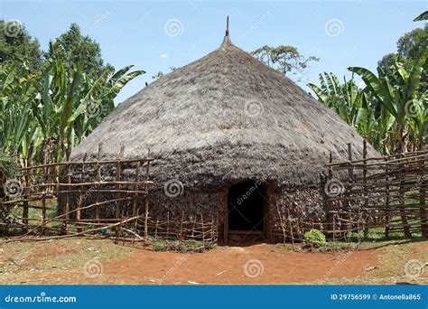 African Hut Stock Image Image Of African Traditional