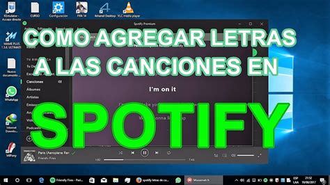 Como Poner Letras O Subtitulos A Las Canciones En Spotify Youtube