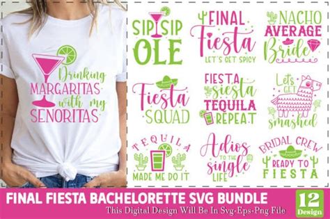 Final Fiesta Bachelorette Svg Bundle Graphic By Svg King · Creative Fabrica