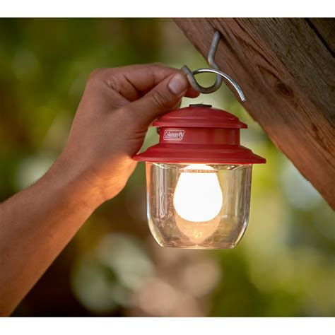 Coleman Classic LED Lantern 300 Lumens Red 2155767 White Bear