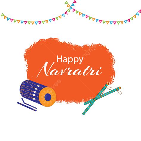 Happy Navratri Vector PNG Images, Happy Navratri Png Card, Happy Navratri, Happy Navratri Png ...